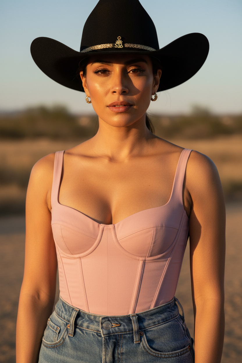 Corset Peonia con Dije S16