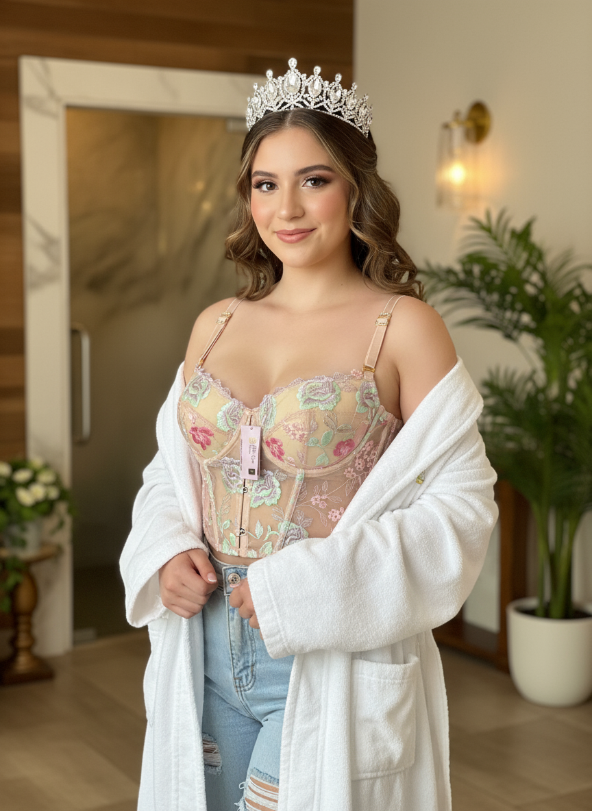 Corset Peonia Imperial spa con bata