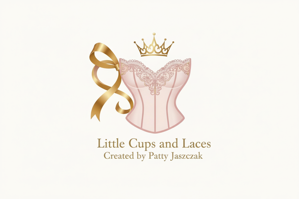 Logo Little Cups and Laces - Lazo a la derecha