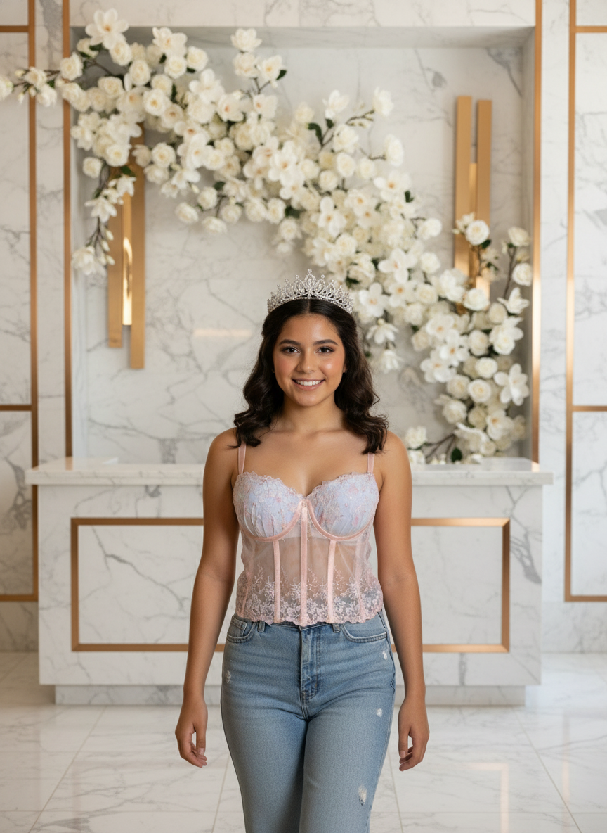 Magnolia Sublime con jeans