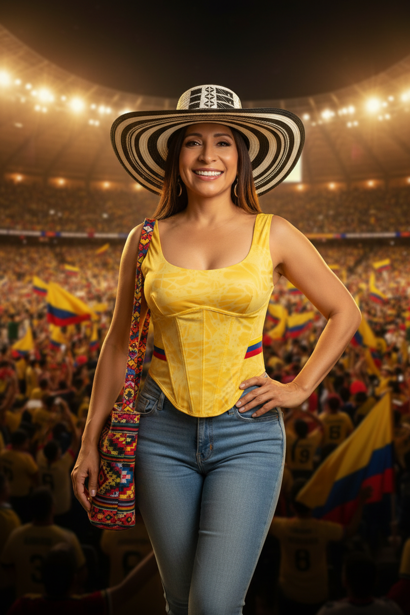 Patty - Corsé Amarillo Real + Vueltiao Real - Estadio